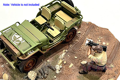 Showcasts® Figurines - 4x4 Mechanic - Figure 7 (1/18 scale, Beige/Brown) AD-18017 MAP: $14.99