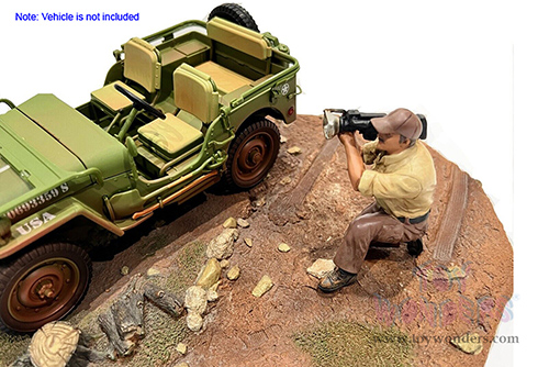 Showcasts® Figurines - 4x4 Mechanic - Figure 7 (1/18 scale, Beige/Brown) AD-18017 MAP: $14.99