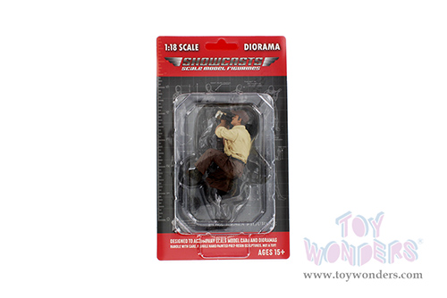 Showcasts® Figurines - 4x4 Mechanic - Figure 7 (1/18 scale, Beige/Brown) AD-18017 MAP: $14.99