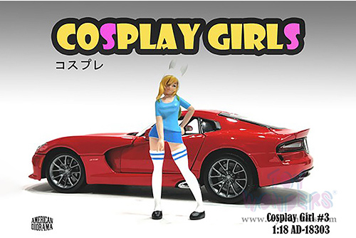 Showcasts® Figurines - Cosplay Girls Figure 3 (1/18 scale, Blue) AD-18303 MAP: $14.99