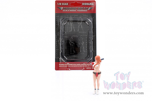 Showcasts® Figurines - Cosplay Girls Figure 6 (1/18 scale, White/orange) AD-18306 MAP: $14.99