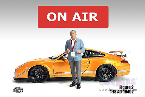 Showcasts® Figurines - On Air Figure 2 (1/18 scale, Blue/Gray) AD-18402 MAP: $14.99