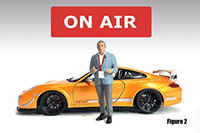 Showcasts® Figurines - On Air Figure 2 (1/18 scale, Blue/Gray) AD-18402 MAP: $14.99