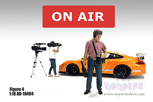 Showcasts® Figurines - On Air Figure 4 (1/18 scale, Pink/Blue) AD-18404 MAP: $14.99