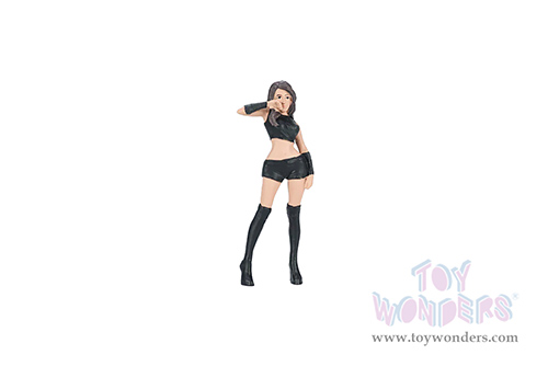 Showcasts® Figurines - Auto Salon Girls Figure 1 (1/18 scale, Black) AD-18505 MAP: $14.99