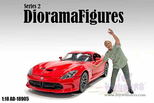 Showcasts® Figurines - Figure18 Series 2 Figure 5 (1/18 scale, Green) AD-18905 MAP: $14.99