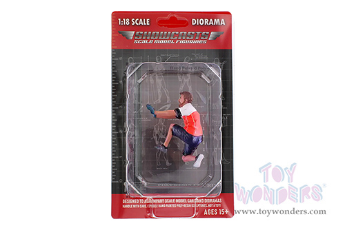 Showcasts® Figurines - Race Crew Figure #1 (1/18 scale, Red/White) AD-19001 MAP: $13.99