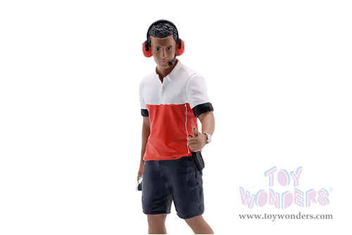 Showcasts® Figurines - Race Crew Figure #2 (1/18 scale, Red/White) AD-19002 MAP: $13.99
