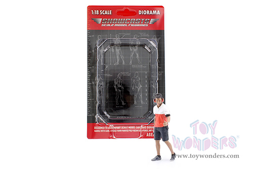 Showcasts® Figurines - Race Crew Figure #2 (1/18 scale, Red/White) AD-19002 MAP: $13.99