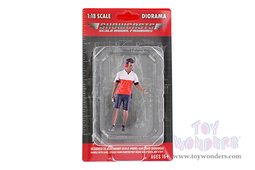 Showcasts® Figurines - Race Crew Figure #2 (1/18 scale, Red/White) AD-19002 MAP: $13.99