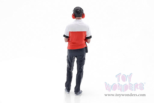 Showcasts® Figurines - Race Crew Figure #3 (1/18 scale, Red/White) AD-19003 MAP: $13.99