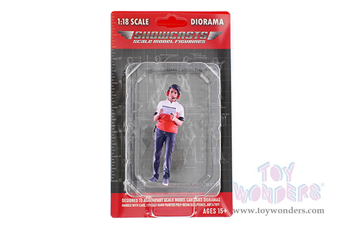 Showcasts® Figurines - Race Crew Figure #3 (1/18 scale, Red/White) AD-19003 MAP: $13.99