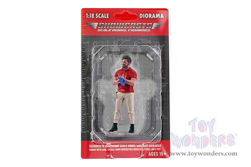 Showcasts® Figurines - "Muscle Mechanics" Figure #2 (1/18 scale, Red/Beige) AD-19202 MAP: $12.99