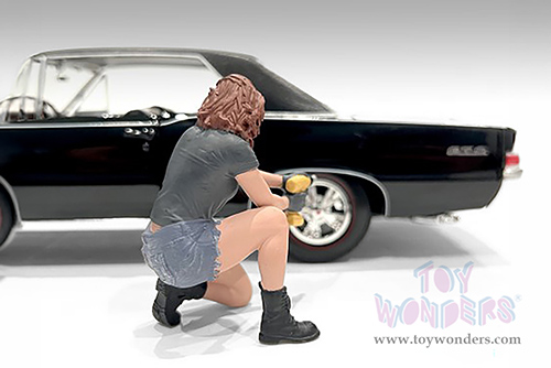 Showcasts® Figurines - "Muscle Mechanics" Figure #3 (1/18 scale, Green/Blue) AD-19203 MAP: $12.99