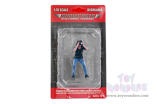 Showcasts® Figurines - "Photographers" Figure #4 (1/18 scale, Blue/Dark green) AD-19304 MAP: $12.99