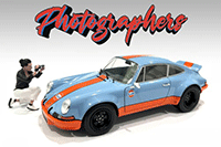 Showcasts® Figurines - "Photographers" Figure #5 (1/24 scale, Black/White) AD-25305 MAP: $11.99; 
