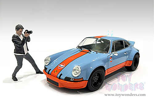 Showcasts® Figurines - "Photographers" Figure #6 (1/24 scale, Black/Gray) AD-25306 MAP: $11.99