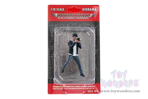 Showcasts® Figurines - "Photographers" Figure #6 (1/18 scale, Black/Gray) AD-19306 MAP: $12.99