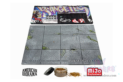 American Diorama/Mijo Exclusives - Street Art Diorama X INK BMBRS - LA Graffiti (1/64 scale resin model)  AD-2424MJ