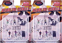 American Diorama/Mijo Exclusives - "Behind The Scenes 2" Figure Set (7 pc. set, 1/64 scale diecast metal, Asstd.)  AD-2428MJ; 