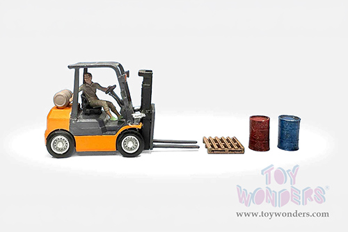 American Diorama/Mijo Exclusives - "Heavy Lifters 2" Figure Set (6 pc. set, 1/64 scale diecast metal, Asstd.)  AD-2434MJ