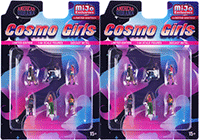 American Diorama/Mijo Exclusives - "Cosmo Girls" Figure Set (6 pc. set, 1/64 scale diecast metal, Asstd.)  AD-2437MJ; 