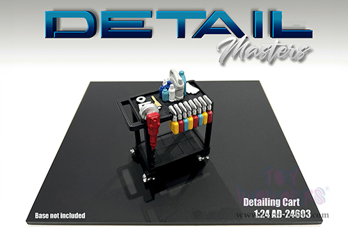 Showcasts® Figurines - Detail Masters Figure 3 - Detailing Cart (1/24 scale, Black) AD-24603 MAP: $11.99