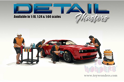 Showcasts® Figurines - Detail Masters Figure 3 - Detailing Cart (1/24 scale, Black) AD-24603 MAP: $11.99