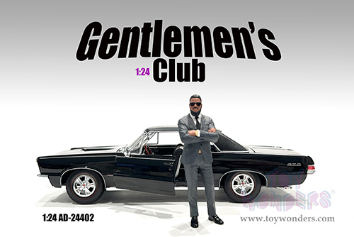 Showcasts® Figurines - Gentlemen's Club Figure 2 (1/24 scale, Gray) AD-24802 MAP: $10.99