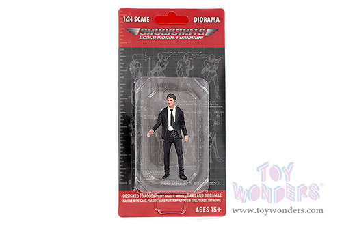 Showcasts® Figurines - Gentlemen's Club Figure 3 (1/24 scale, Black) AD-24803 MAP: $10.99