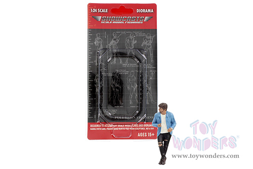 Showcasts® Figurines - Gentlemen's Club Figure 6 (1/24 scale, Blue/Black/White) AD-24806 MAP: $10.99