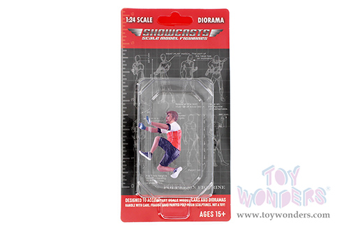 Showcasts® Figurines - Race Crew Figure #1 (1/24 scale, Red/White) AD-25001 MAP: $11.99
