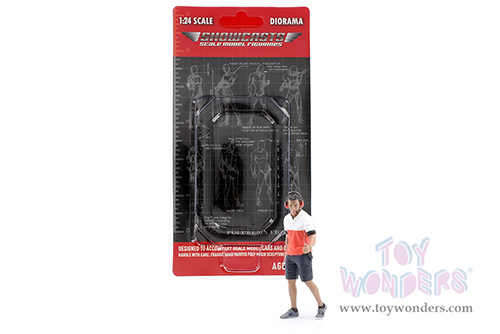 Showcasts® Figurines - Race Crew Figure #2 (1/24 scale, Red/White) AD-25002 MAP: $11.99