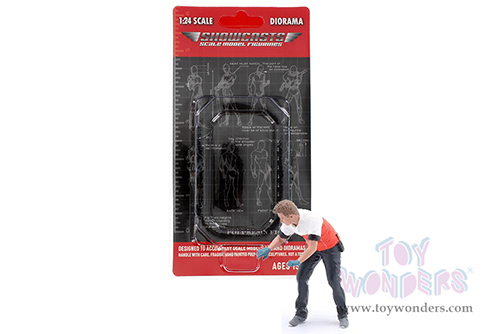 Showcasts® Figurines - Race Crew Figure #6 (1/24 scale, Red/White) AD-25006 MAP: $11.99