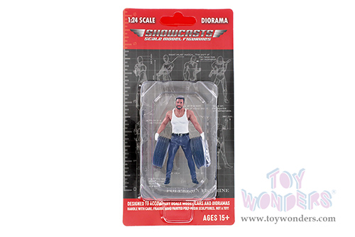 Showcasts® Figurines - "Muscle Mechanics" Figure #1 (1/24 scale, Blue/White) AD-25201 MAP: $11.99