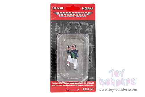 Showcasts® Figurines - "Photographers" Figure #5 (1/24 scale, Black/White) AD-25305 MAP: $11.99