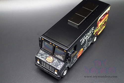 American Diorama/Mijo Exclusives - Food Truck "The Burger Truck" (1/64 scale diecast metal, Black)  AD-70101MJ