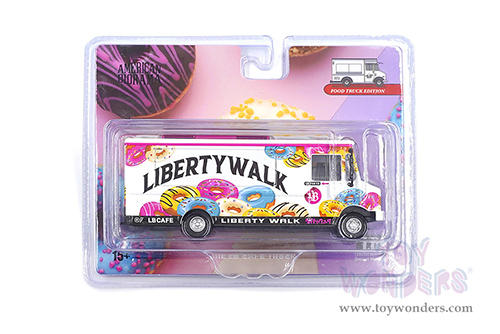 American Diorama/Mijo Exclusives - Food Truck "The LB Cafe Truck" (1/64 scale diecast metal, White)  AD-70103MJ