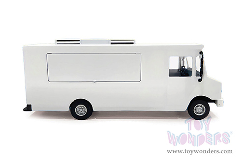 American Diorama/Mijo Exclusives - Food Truck Plain (1/64 scale diecast metal, White)  AD-70200MJ