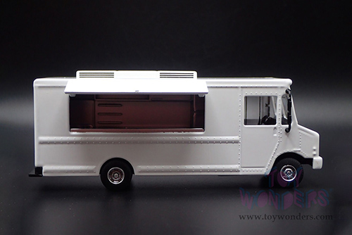 American Diorama/Mijo Exclusives - Food Truck Plain (1/64 scale diecast metal, White)  AD-70200MJ