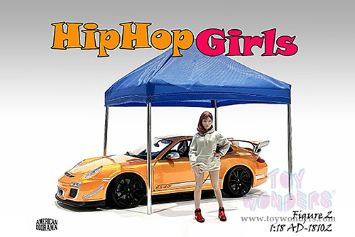 American Diorama Figurine - Hip Hop Girls Figure 2 (1/18 scale, White) AD18102