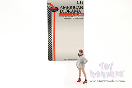 American Diorama Figurine - Hip Hop Girls Figure 2 (1/18 scale, White) AD18102