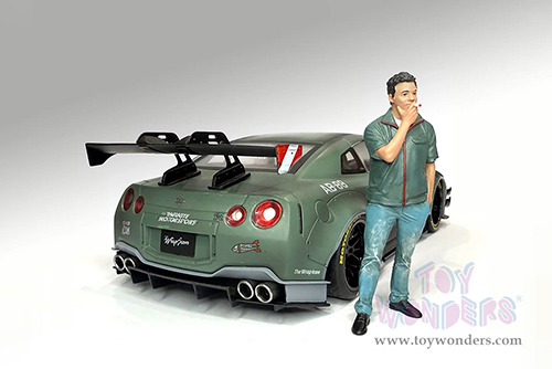 American Diorama Figurine - Premium Series | Top Tuners Figure #3 (1/24 scale, Green) ADP-70103