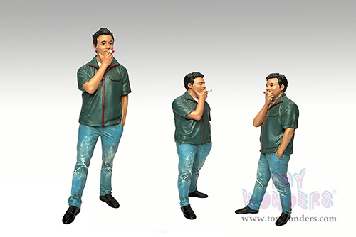 American Diorama Figurine - Premium Series | Top Tuners Figure #3 (1/24 scale, Green) ADP-70103