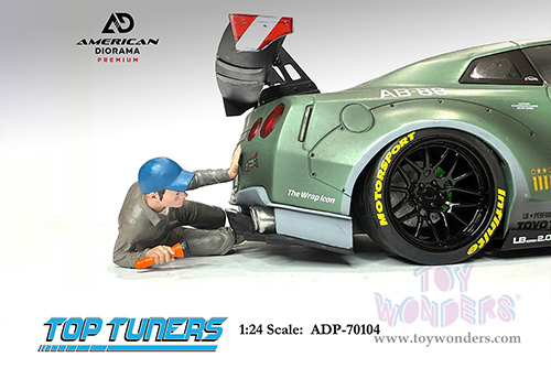 American Diorama Figurine - Premium Series | Top Tuners Figure #4 (1/24 scale, Green) ADP-70104