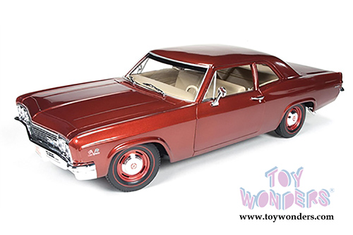 Auto World - Chevrolet Biscayne Coupe Hard Top (1966, 1/18 scale diecast model car, Bronze) AMM1053