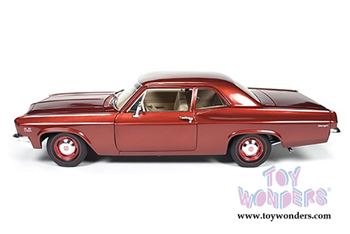 Auto World - Chevrolet Biscayne Coupe Hard Top (1966, 1/18 scale diecast model car, Bronze) AMM1053