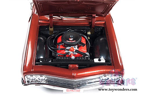 Auto World - Chevrolet Biscayne Coupe Hard Top (1966, 1/18 scale diecast model car, Bronze) AMM1053