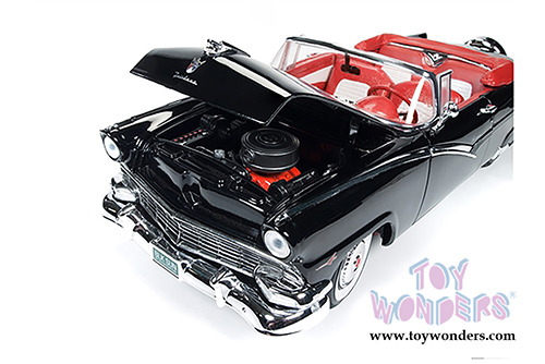 Auto World - Ford Fairlane Sunliner Convertible (1956, 1/18 scale diecast model car, Black) AMM1072