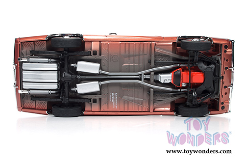 Auto World American Muscle - Hemmings Muscle Machines Dodge Charger R/T Hard Top (1968, 1/18 scale diecast model car, Bronze) AMM1075